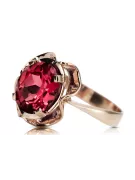 Ring Ruby Original Vintage 14K Rose Gold Vintage Jewlery vrc206r